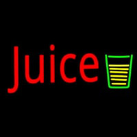 Juice With Glass Neonreclame