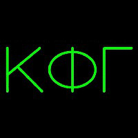 Kappa Phi Gamma Neonreclame
