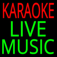 Karaoke Live Muisc 2 Neonreclame