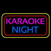 Karaoke Night Colorful Neonreclame