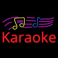 Karaoke With Musical Neonreclame
