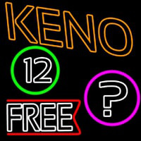 Keno Free Neonreclame