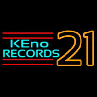 Keno Records 21 3 Neonreclame