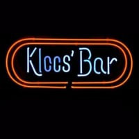 Kloos Bar Logo Winkel Bier Neonreclame Cadeau