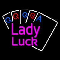 Lady Luck Cards Neonreclame
