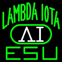 Lambda Iota Logo Neonreclame