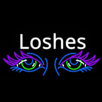 Lashes Eyes Neonreclame