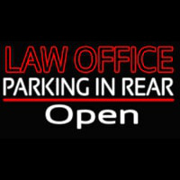 Law Office Open Neonreclame