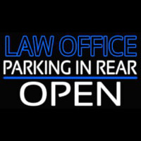 Law Office Open Neonreclame