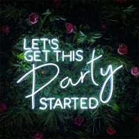 Lets Get This Party Started Neonreclame