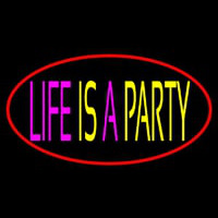 Life Is A Party 3 Neonreclame