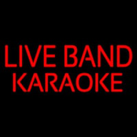 Live Band Karaoke Neonreclame