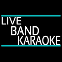 Live Band Karaoke Neonreclame