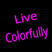 Live Colorfully Neonreclame