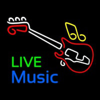 Live Green Music Blue 2 Neonreclame