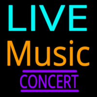 Live Music Concert Acoustic Party Neonreclame