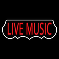 Live Music Red 1 Neonreclame