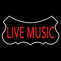Live Music Red Neonreclame