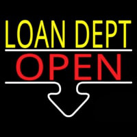 Loan Dept Open Neonreclame