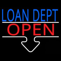 Loan Dept Open Neonreclame