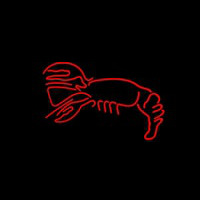 Lobster In Red Logo Neonreclame