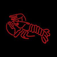 Lobster Logo Red Neonreclame