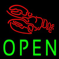 Lobster Open Block Neonreclame