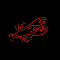 Lobster Red Logo Neonreclame