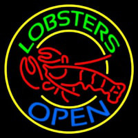 Lobsters Open Neonreclame