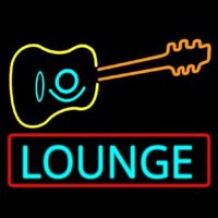 Lounge With Guitar  Neonreclame