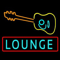 Lounge With Guitar Neonreclame