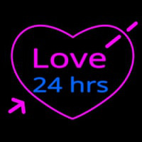 Love 24 Hrs Neonreclame