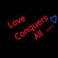 Love Conguers Neonreclame