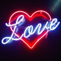 Love Heart Neonreclame