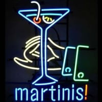 MARTINIS COCKTAIL Neonreclame