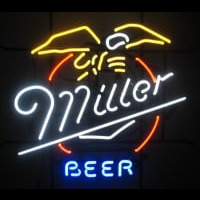 MILLER BEER LAGER BAR PUB Neonreclame