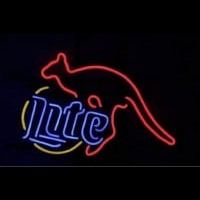 MILLER LITE KANGAROO Neonreclame