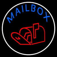 Mailbo  With Logo Circle Neonreclame