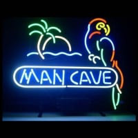Man Cave Parrot Neonreclame
