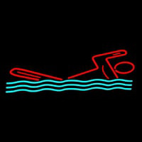 Man Swimming Neonreclame