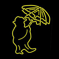 Man With Umbrella Neonreclame