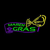 Mardi Grass Logo Neonreclame