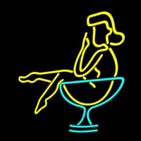 Martini Girl In Glass Neonreclame