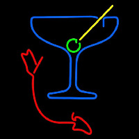 Martini Glass with Arrow Neonreclame