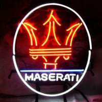 Maserati European Auto Bier Bar Neonreclame