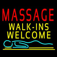 Massage Walk Ins Welcome Neonreclame
