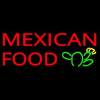 Me ican Food Logo Neonreclame