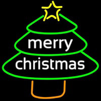 Merry Christmas Tree Neonreclame