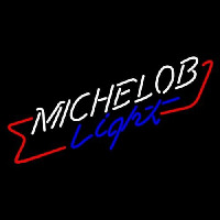 Michelob Light Cross Red Ribbon Neonreclame