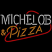 Michelob Pizza Beer Sign Neonreclame